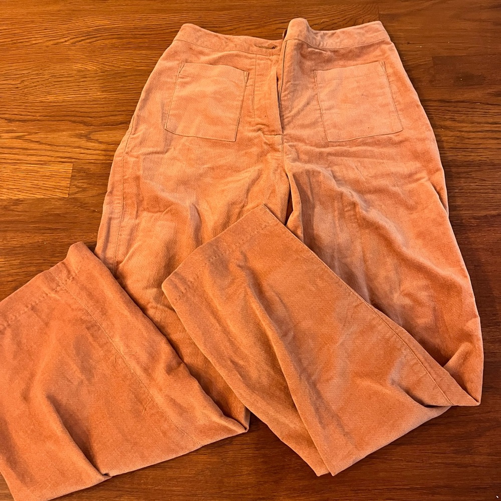 People Free Orange corduroy pants
